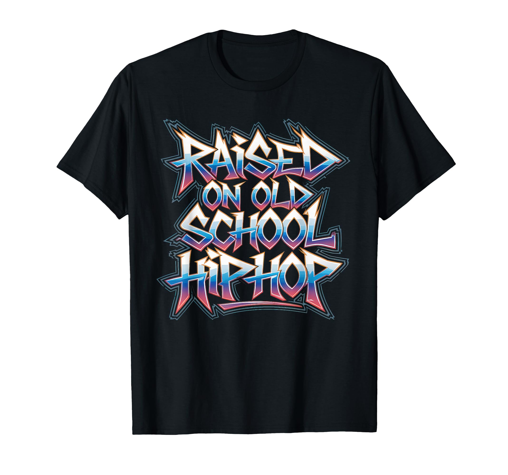 Raised Old School Hip Hop Cassette T-Shirt - Minimalist Print Unisex - T-Shirt, Sweatshirt, Hoodie