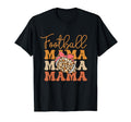 Football Mama Leopard Soccer Mom Back T-Shirt - Custom Art Print Men Women - T-Shirt, Sweatshirt, Hoodie
