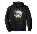 Cliffs Moher Ireland Distressed Circle Hoodie - Minimalist Print Men Women - T-Shirt, Sweatshirt, Hoodie