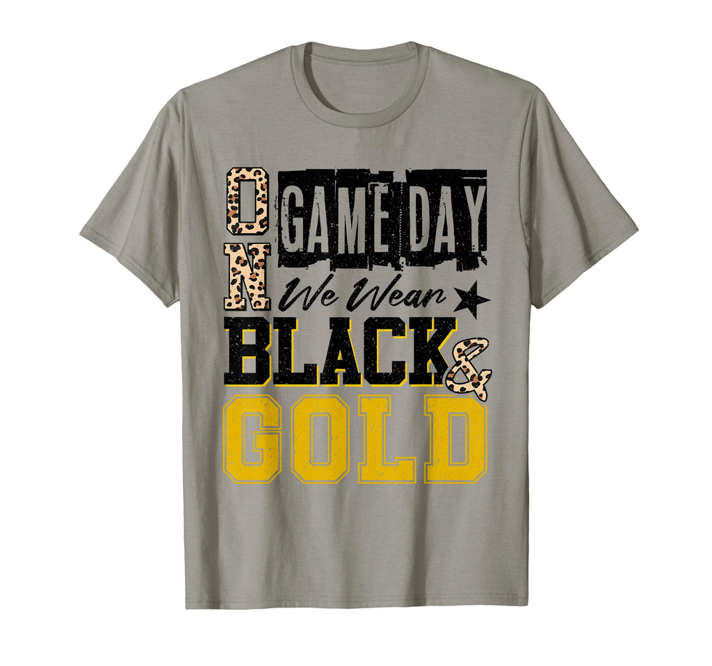 Gameday Football We Wear Black And T-Shirt - Streetwear Style for Adults - T-Shirt, Sweatshirt, Hoodie