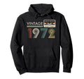 1972 51Th Birthday Music Cassette Hoodie - Aesthetic Graphic Men Women - T-Shirt, Sweatshirt, Hoodie