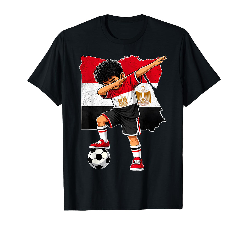 Dabbing Soccer Egypt Jersey Egyptians T-Shirt - Graphic Print Men Women - T-Shirt, Sweatshirt, Hoodie