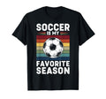 Soccer Is My Favorite Season T-Shirt - Trendy Graphic Unisex - T-Shirt, Sweatshirt, Hoodie
