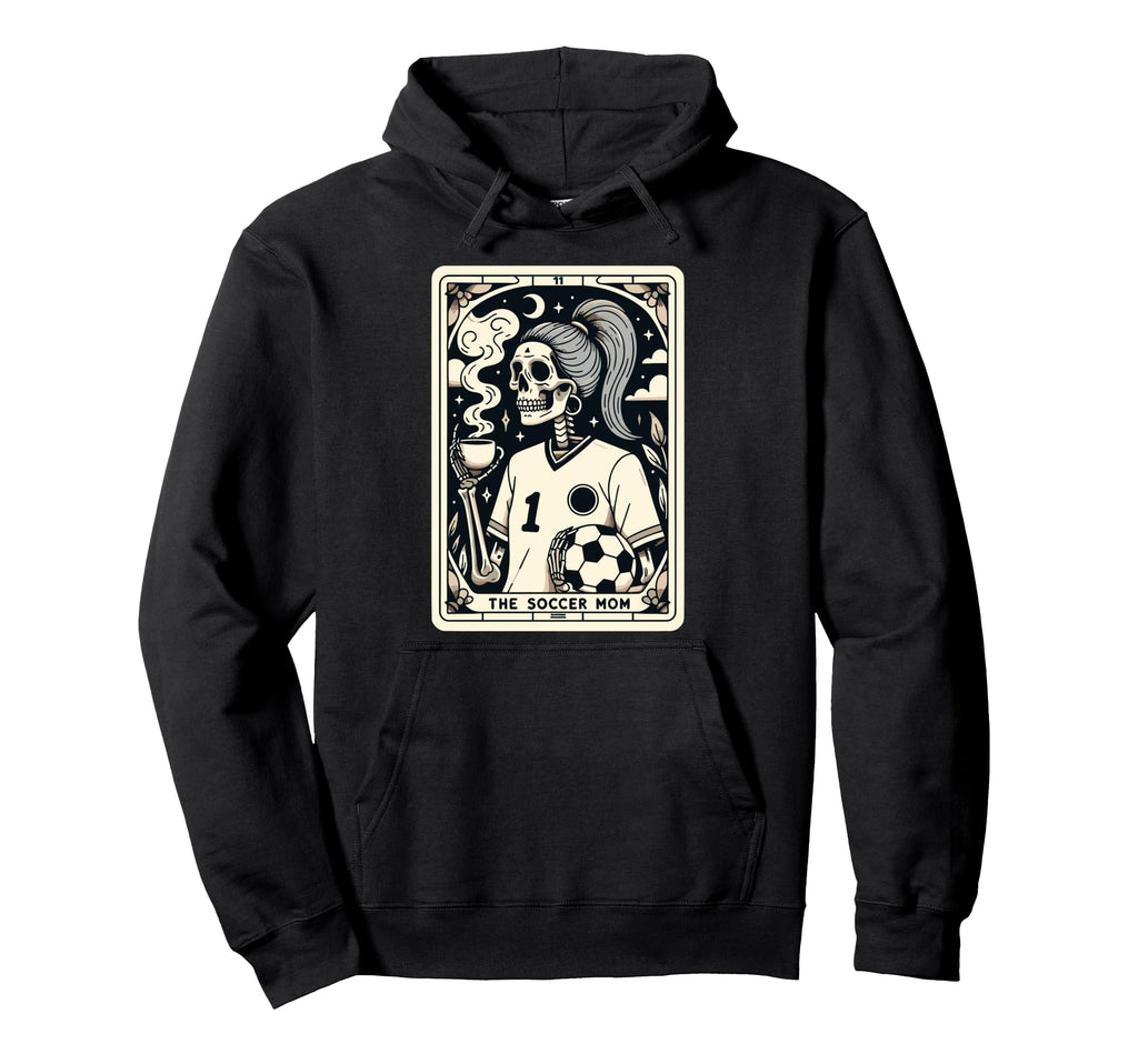 Soccer Mom Soccer Mum Tarot Card Hoodie - Unique Graphic Men Women - T-Shirt, Sweatshirt, Hoodie