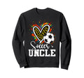 Soccer Uncle Leopard Heart Colorful Sweatshirt - Novelty Apparel Men Women - T-Shirt, Sweatshirt, Hoodie