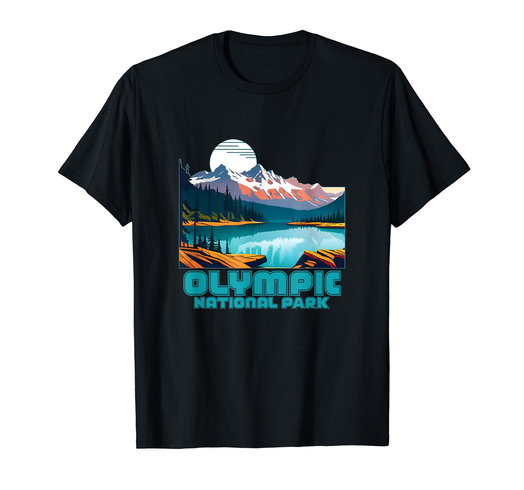 Olympic National Park Souvenir T-Shirt - Casual Everyday Wear for Adults - T-Shirt, Sweatshirt, Hoodie