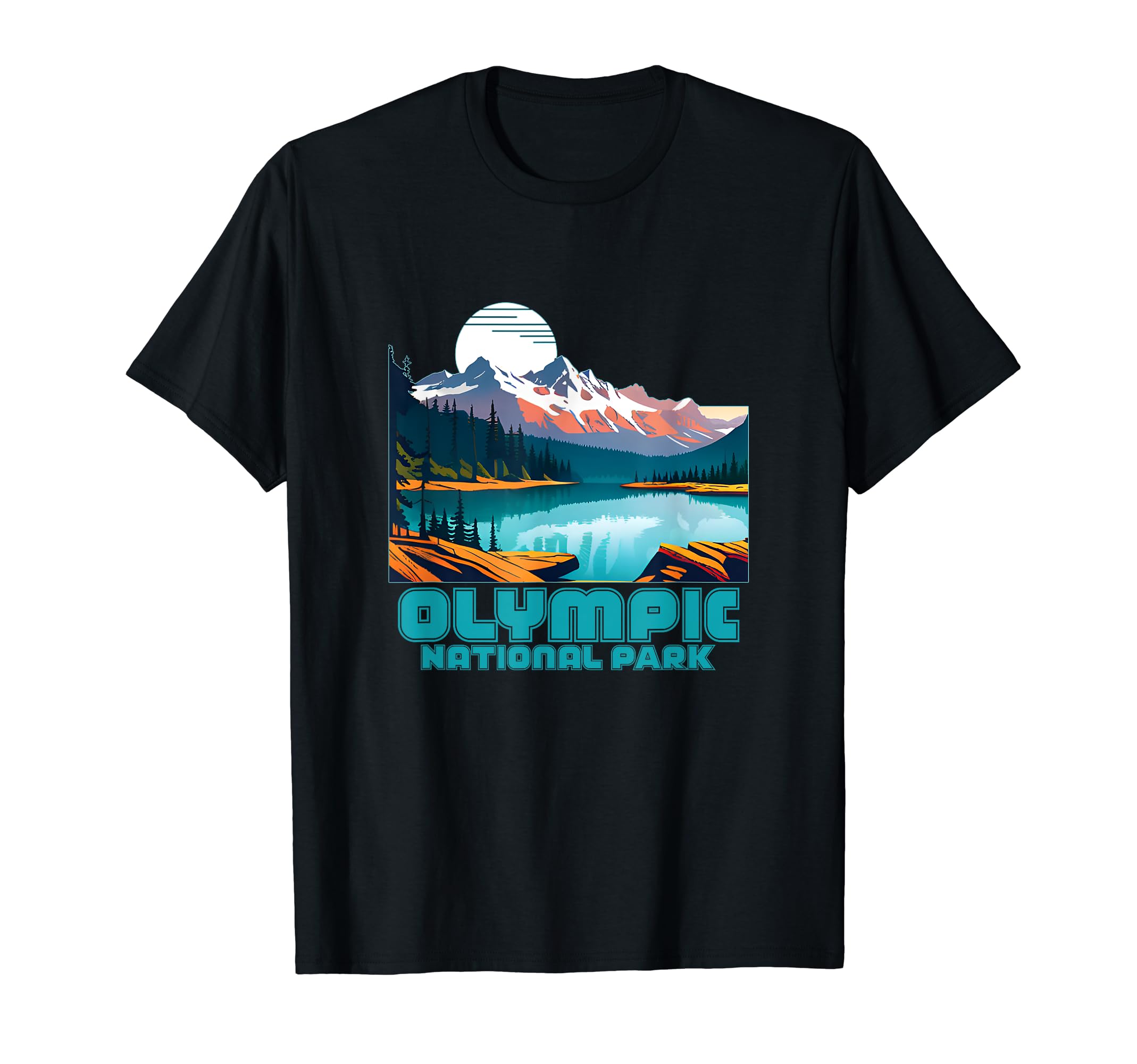 Olympic National Park Souvenir T-Shirt - Casual Everyday Wear for Adults - T-Shirt, Sweatshirt, Hoodie