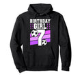 7 Years Old 7Th Birthday Gift Bday Soccer Hoodie - Unique Graphic Unisex - T-Shirt, Sweatshirt, Hoodie