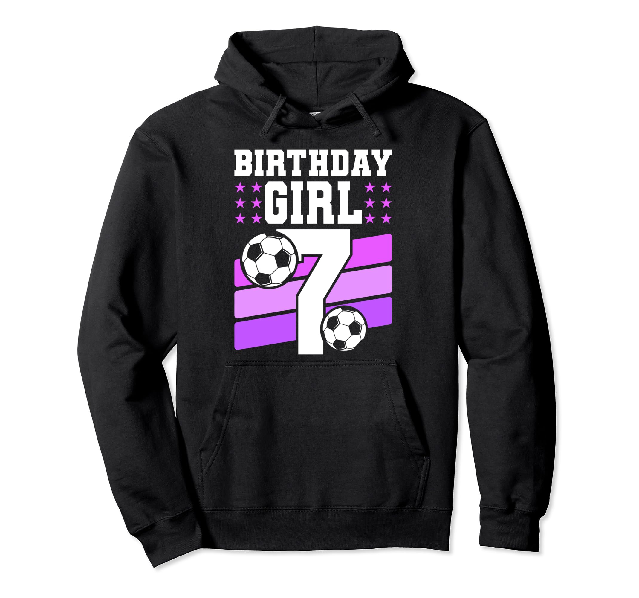 7 Years Old 7Th Birthday Gift Bday Soccer Hoodie - Unique Graphic Unisex - T-Shirt, Sweatshirt, Hoodie