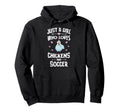 Just Who Loves Chickens And Soccer Hoodie - Aesthetic Graphic Men Women - T-Shirt, Sweatshirt, Hoodie