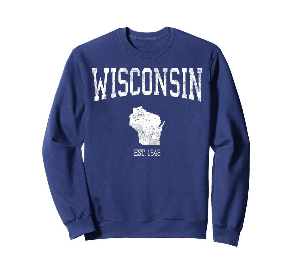 Wisconsin Wi Old Sports Gift Sweatshirt - Custom Art Print Unisex - T-Shirt, Sweatshirt, Hoodie