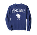 Wisconsin Wi Old Sports Gift Sweatshirt - Custom Art Print Unisex - T-Shirt, Sweatshirt, Hoodie