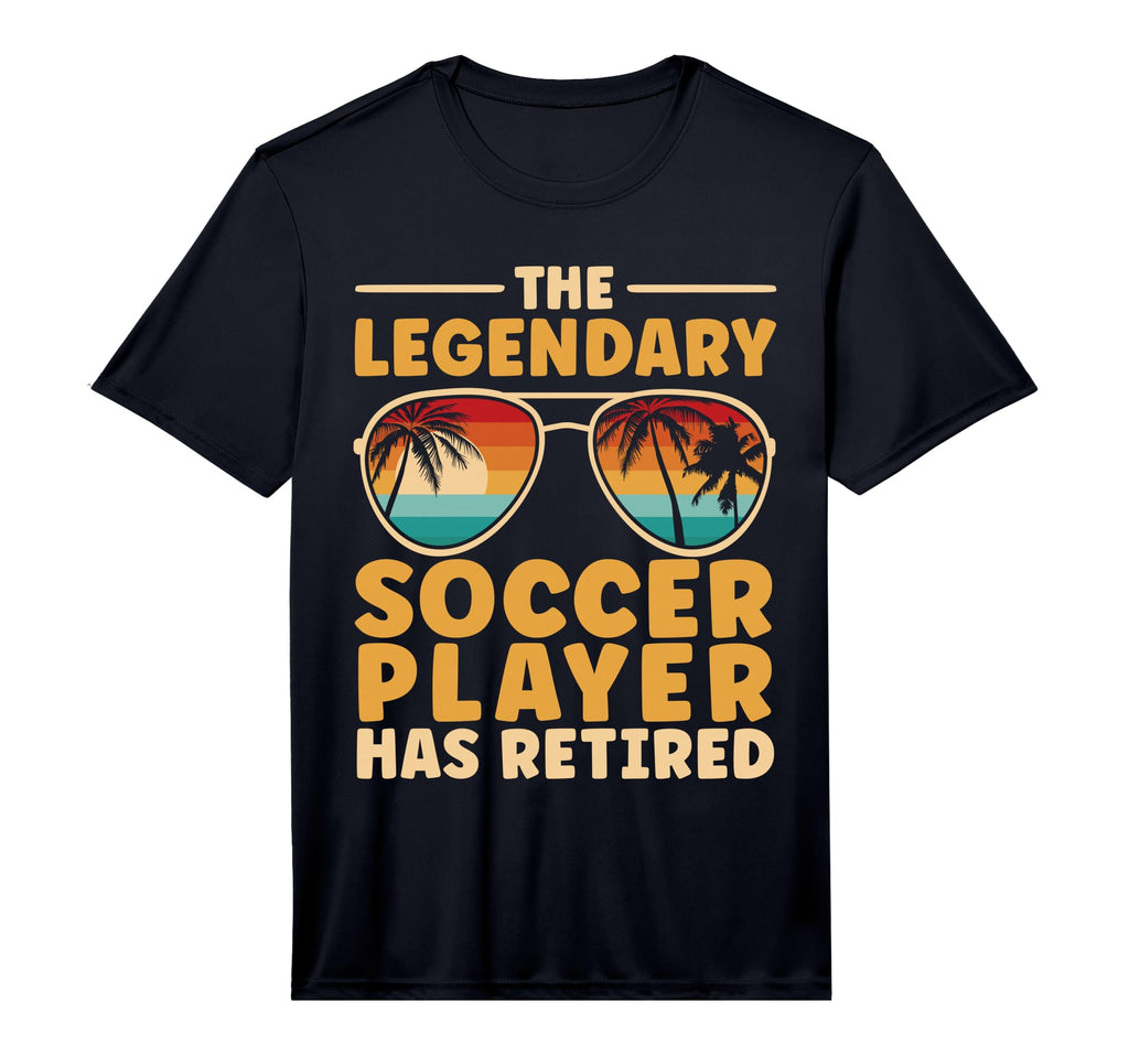 Mens Retired Soccer Player Retirement T-Shirt - Minimalist Print Unisex - T-Shirt, Sweatshirt, Hoodie
