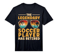 Mens Retired Soccer Player Retirement T-Shirt - Minimalist Print Unisex - T-Shirt, Sweatshirt, Hoodie