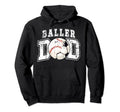 Baller Dad Soccer Baseball Dad Hoodie - Minimalist Print for Adults - T-Shirt, Sweatshirt, Hoodie