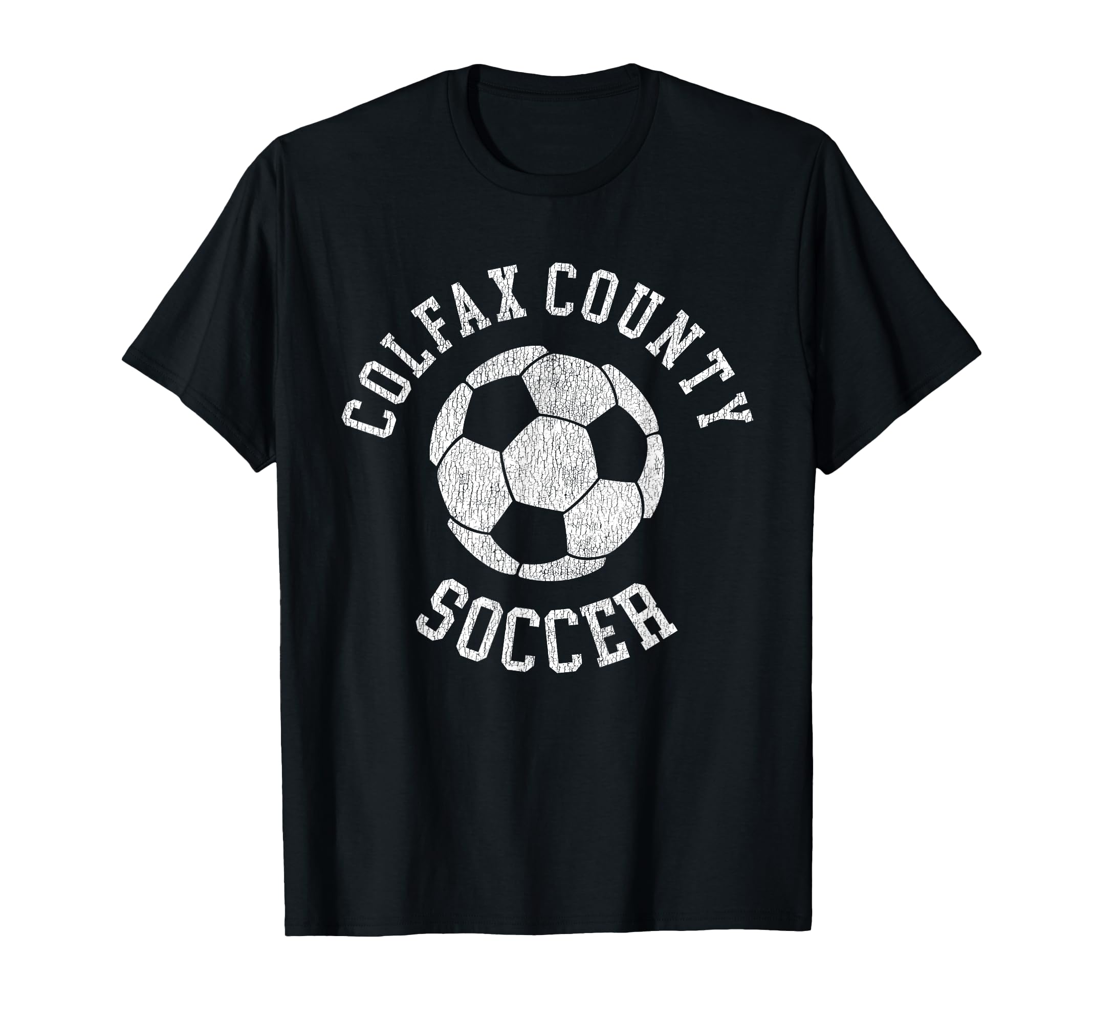 Colfax County Soccer Distressed 90S T-Shirt - Custom Art Print Unisex - T-Shirt, Sweatshirt, Hoodie