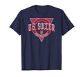 U S Soccer Triblock Navy Uswnt T-Shirt - Novelty Apparel for Adults - T-Shirt, Sweatshirt, Hoodie