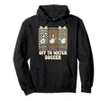 Off To Watch Soccer Silly Goose Funny Hoodie - Graphic Print for Adults - T-Shirt, Sweatshirt, Hoodie