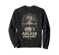 Arcade Gamer 80S Gaming Video Game Sweatshirt - Novelty Apparel Men Women - T-Shirt, Sweatshirt, Hoodie