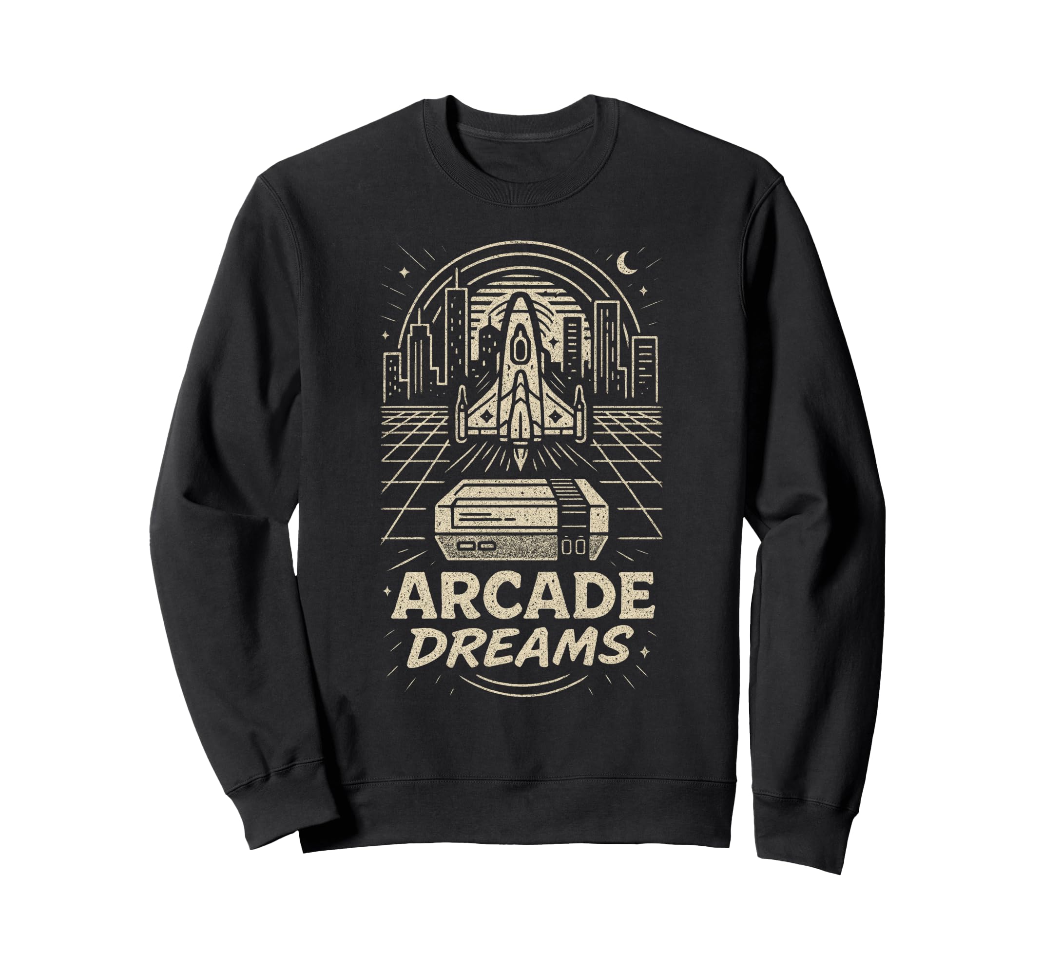 Arcade Gamer 80S Gaming Video Game Sweatshirt - Novelty Apparel Men Women - T-Shirt, Sweatshirt, Hoodie