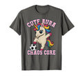 Aura Unicorn Just Who Loves Soccer T-Shirt - Aesthetic Graphic for Adults - T-Shirt, Sweatshirt, Hoodie