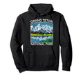 Grand Teton National Park Wy Hiking Hoodie - Streetwear Style Unisex - T-Shirt, Sweatshirt, Hoodie
