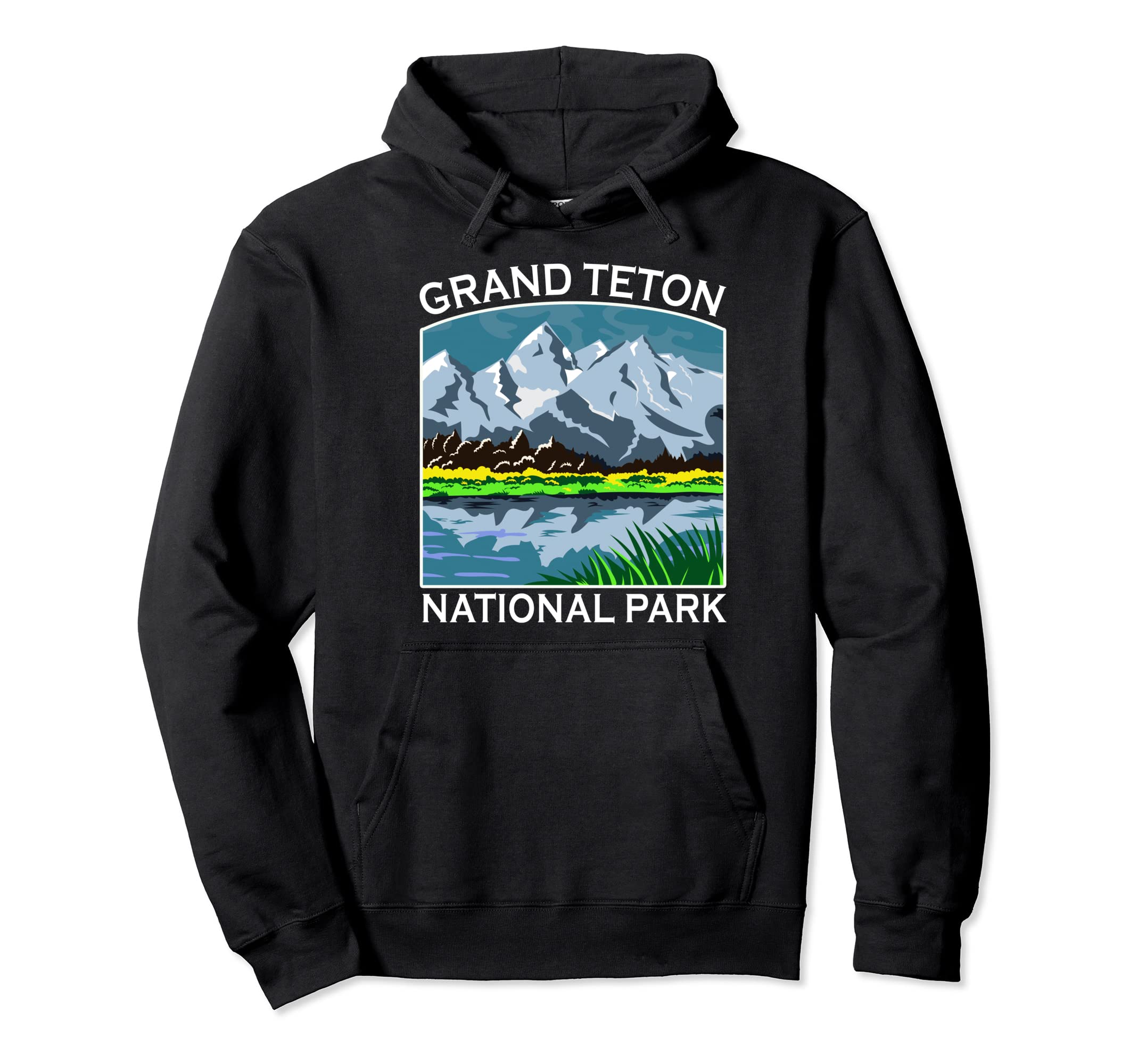Grand Teton National Park Wy Hiking Hoodie - Streetwear Style Unisex - T-Shirt, Sweatshirt, Hoodie