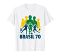 Brasil 1970S Soccer Football T-Shirt - Minimalist Print for Adults - T-Shirt, Sweatshirt, Hoodie