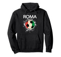 Roma Soccer 2018 Italian Flag Fire T-Shirt - Minimalist Print for Adults - T-Shirt, Sweatshirt, Hoodie