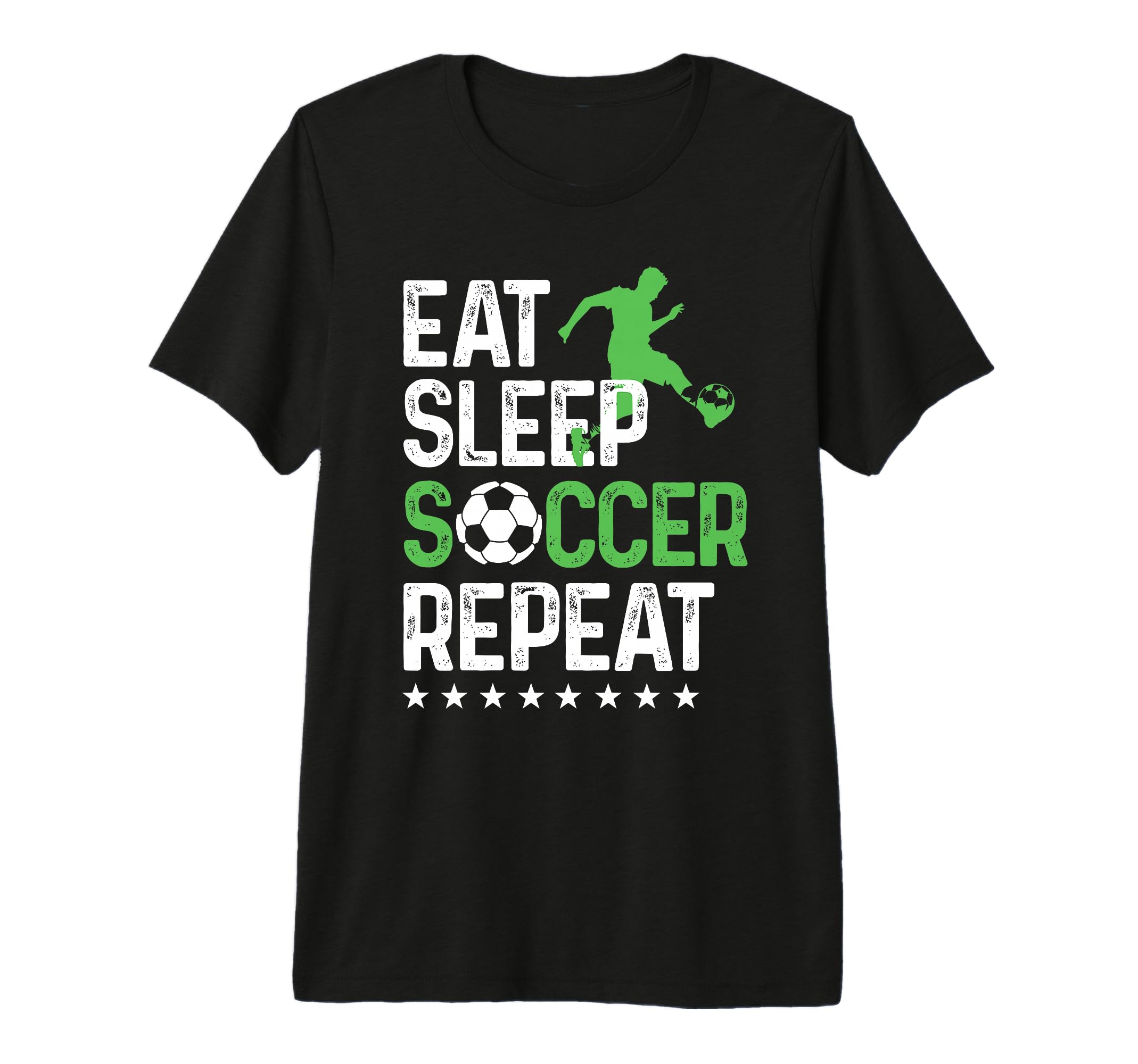 Eat Sleep Soccer Repeat Sport Player T-Shirt - Trendy Graphic Men Women - T-Shirt, Sweatshirt, Hoodie