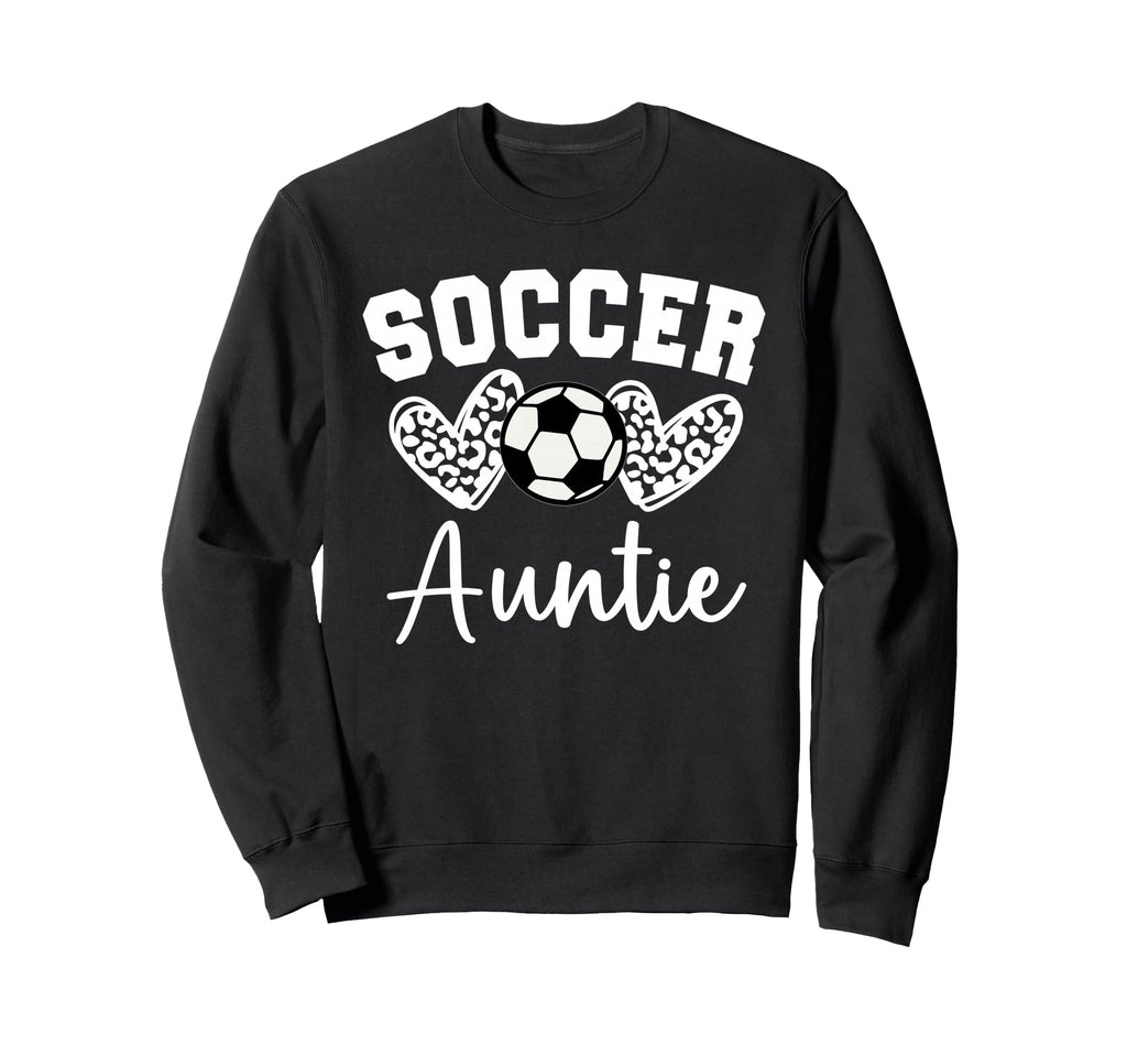 Soccer Auntie Matching Family Sweatshirt - Aesthetic Graphic Men Women - T-Shirt, Sweatshirt, Hoodie