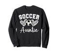 Soccer Auntie Matching Family Sweatshirt - Aesthetic Graphic Men Women - T-Shirt, Sweatshirt, Hoodie