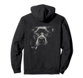 American Pitbull Glasses Pipe Grunge Meme Hoodie - Trendy Graphic Unisex - T-Shirt, Sweatshirt, Hoodie