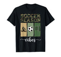 Camo Soccer Season Goal And Cleats T-Shirt - Streetwear Style for Adults - T-Shirt, Sweatshirt, Hoodie