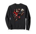 Chimp Soccer Player Kicking Sweatshirt - Fun Novelty Design Men Women - T-Shirt, Sweatshirt, Hoodie
