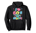 I Love 60S Music Cassette Tape 60S 1960S Hoodie - Unique Graphic Unisex - T-Shirt, Sweatshirt, Hoodie