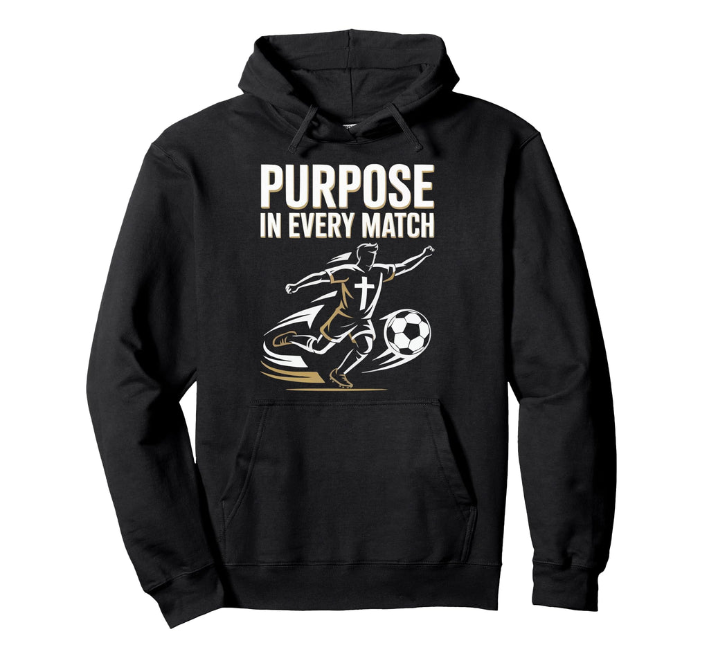 Christian Soccer Player Religious Bible Hoodie - Unique Graphic Unisex - T-Shirt, Sweatshirt, Hoodie