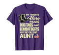 My Niece Wears Dog Tags And Combat T-Shirt - Casual Everyday Wear Unisex - T-Shirt, Sweatshirt, Hoodie