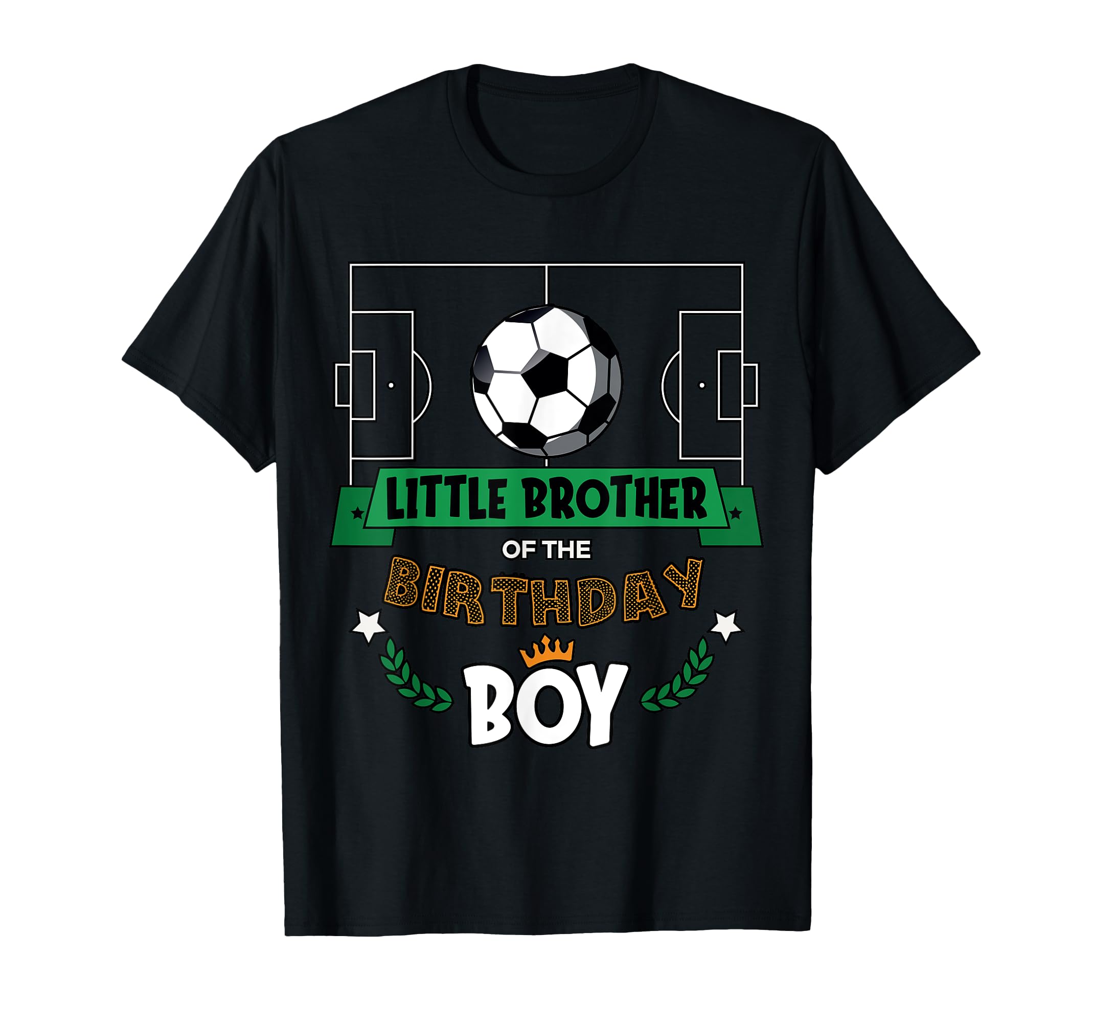 Little Brother Birthday Soccer T-Shirt - Fun Novelty Design for Adults - T-Shirt, Sweatshirt, Hoodie