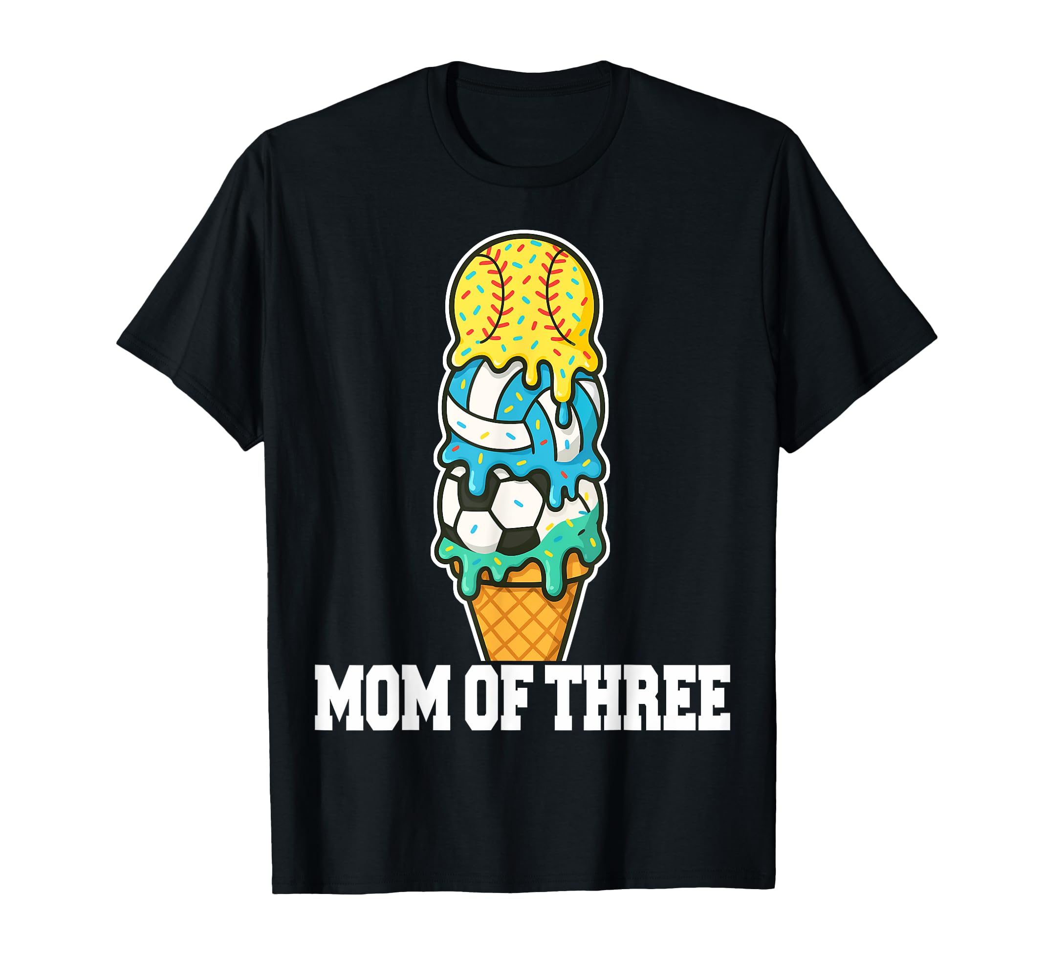 Softball Soccer Volleyball Mom Ice T-Shirt - Streetwear Style for Adults - T-Shirt, Sweatshirt, Hoodie