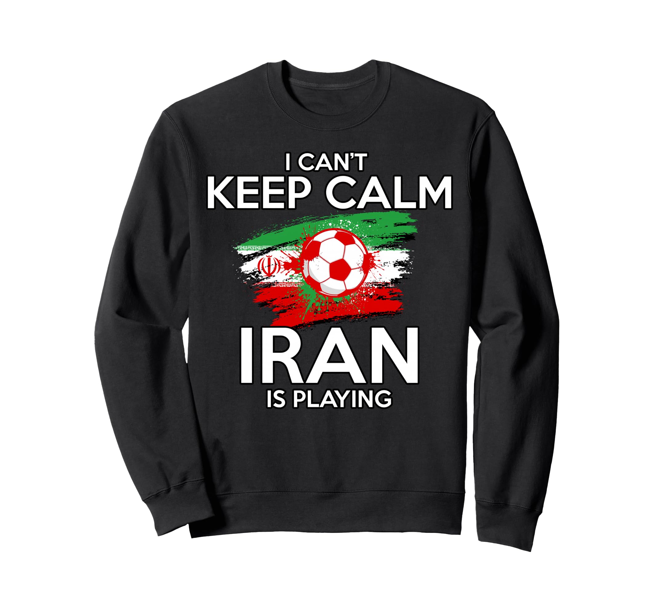 Iran Football Fan Soccer Game Sweatshirt - Custom Art Print for Adults - T-Shirt, Sweatshirt, Hoodie