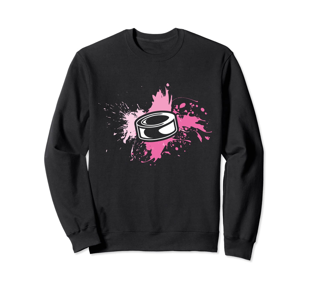 Ice Hockey Puck Winter Sport Sweatshirt - Casual Everyday Wear Unisex - T-Shirt, Sweatshirt, Hoodie