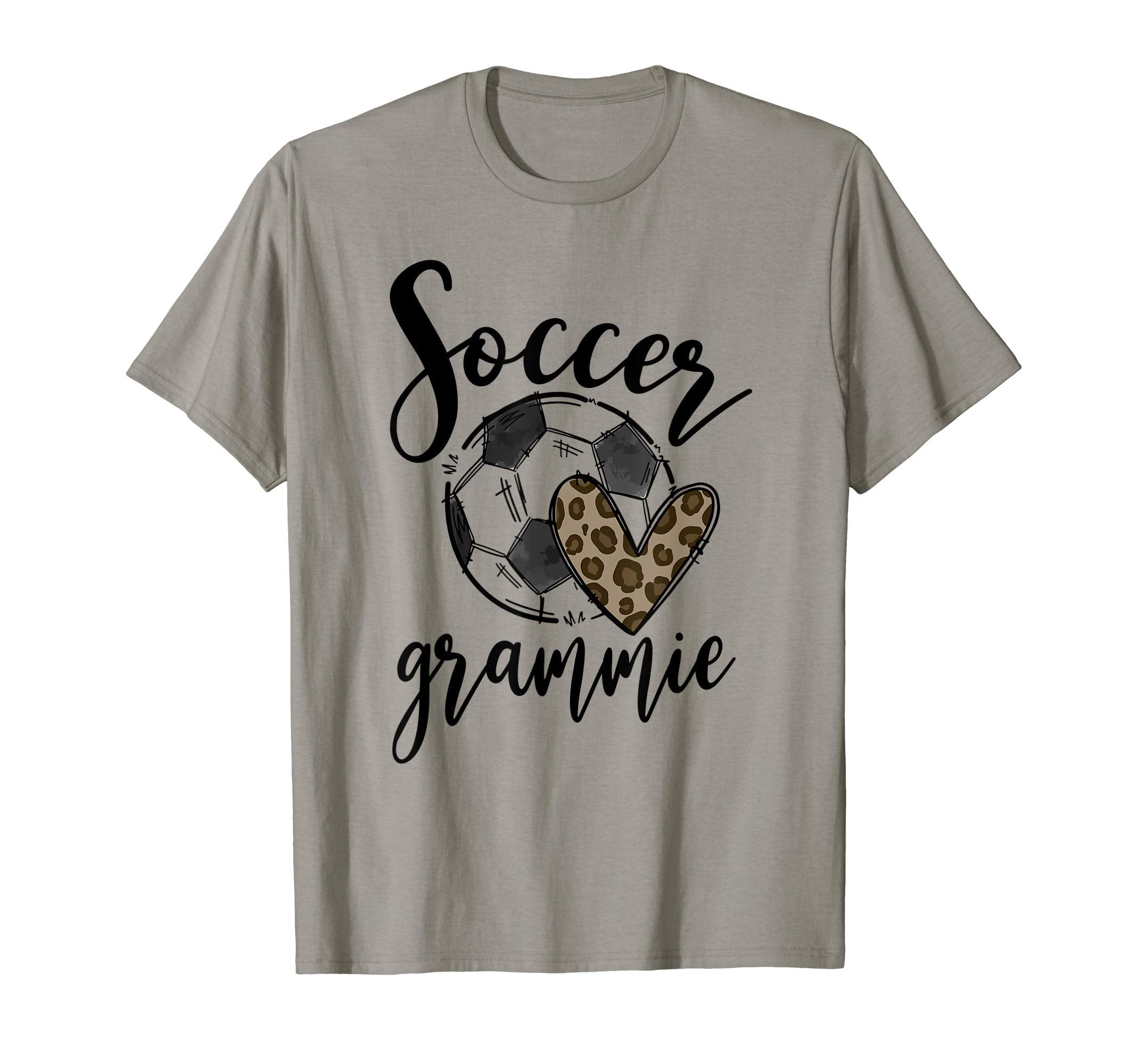 Soccer Grammie Leopard Funny Soccer T-Shirt - Trendy Graphic Men Women - T-Shirt, Sweatshirt, Hoodie