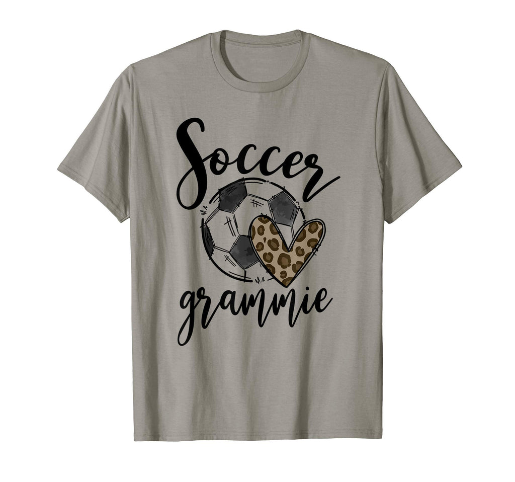 Soccer Grammie Leopard Funny Soccer T-Shirt - Streetwear Style Unisex - T-Shirt, Sweatshirt, Hoodie