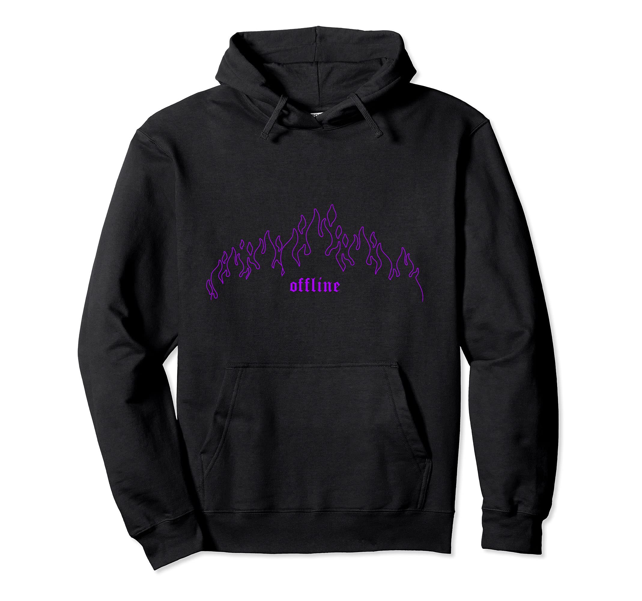90S Grunge E E Offline Purple Hoodie - Casual Everyday Wear Men Women - T-Shirt, Sweatshirt, Hoodie