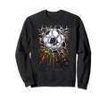 Football Ball Bulging Net From Sweatshirt - Minimalist Print Men Women - T-Shirt, Sweatshirt, Hoodie