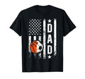 Basketball Soccer Dad Us Flag Soccer T-Shirt - Custom Art Print Men Women - T-Shirt, Sweatshirt, Hoodie