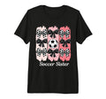 Soccer Sister Coquette Bow Soccer Sister T-Shirt - Graphic Print Unisex - T-Shirt, Sweatshirt, Hoodie