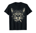 Funny Tabby Cat Smoking Cigarette Meme T-Shirt - Unique Graphic for Adults - T-Shirt, Sweatshirt, Hoodie