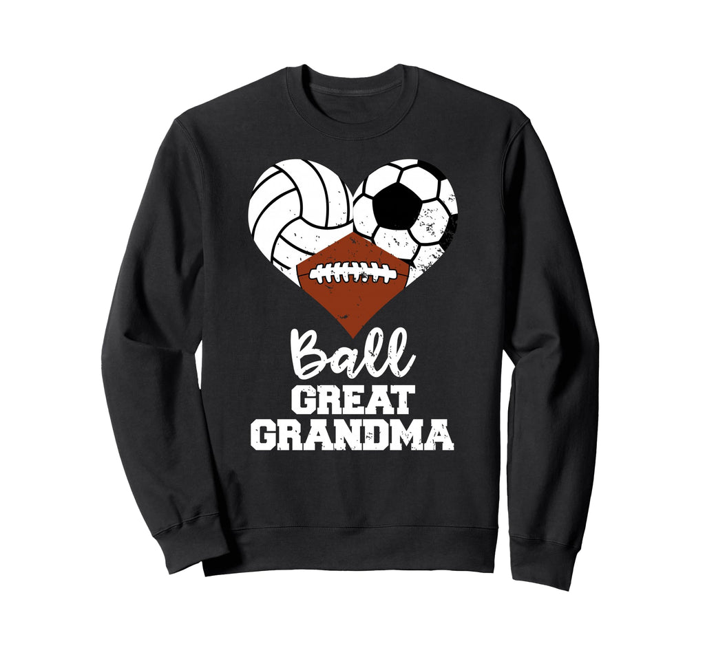Ball Great Grandma Heart Volleyball Sweatshirt - Custom Art Print Unisex - T-Shirt, Sweatshirt, Hoodie